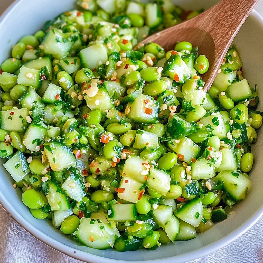 Cucumber Edamame Salad