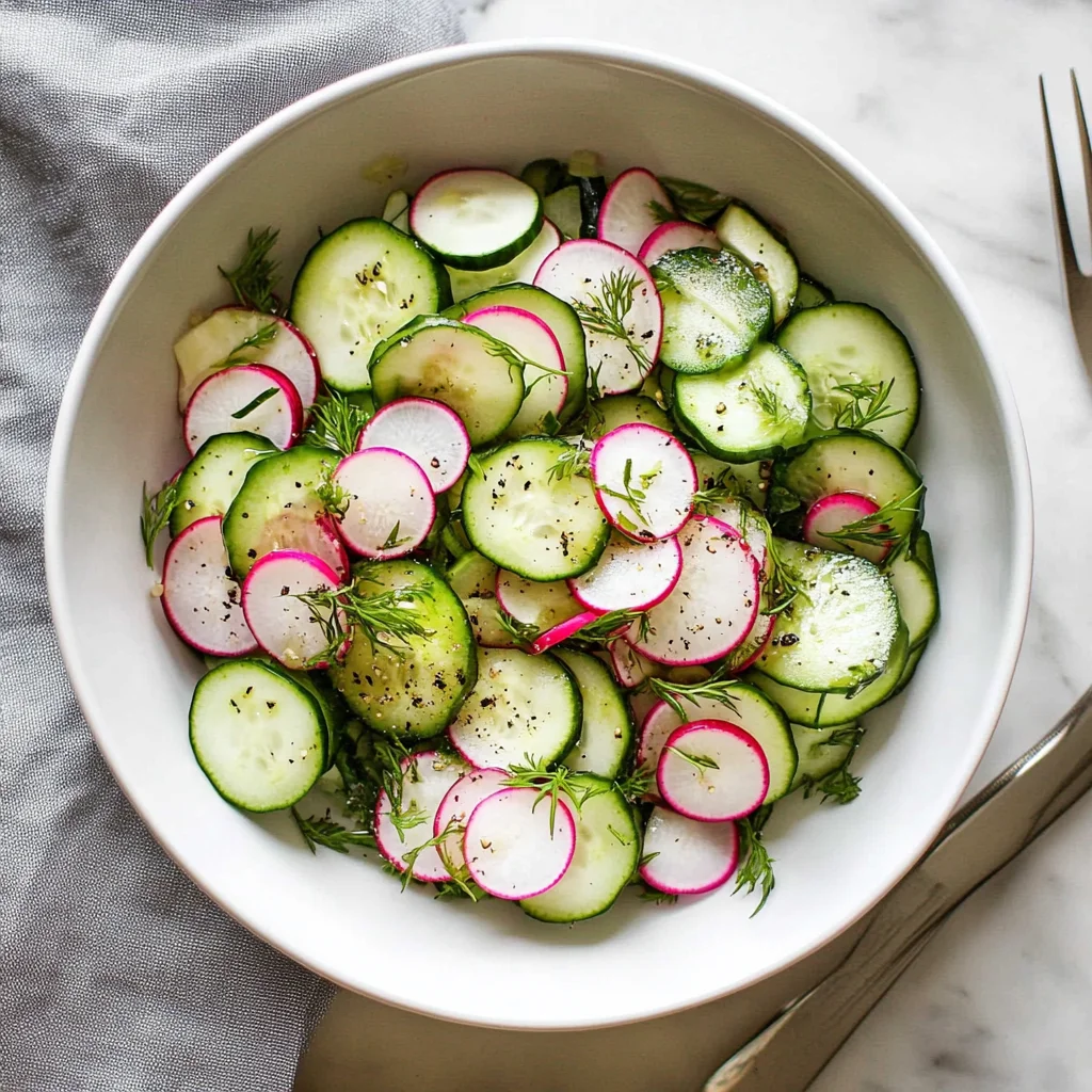 Cucumber Radish Salad