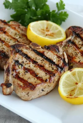 Easy Grilled Lemon Pepper beef Chops