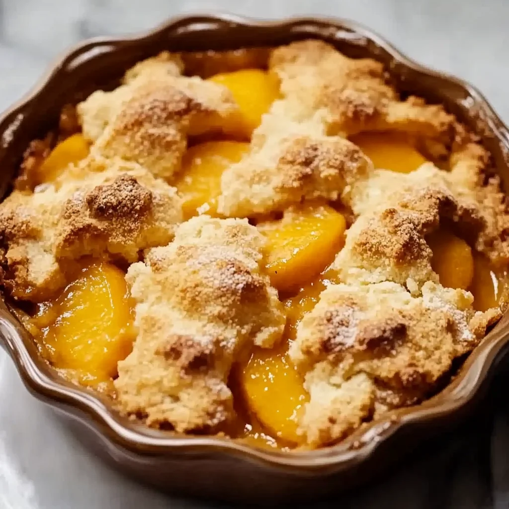 Easy Peach Cobbler