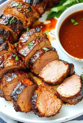 Grilled BBQ beef Tenderloin Recipe