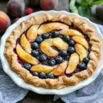 Grilled Berry Peach Pie