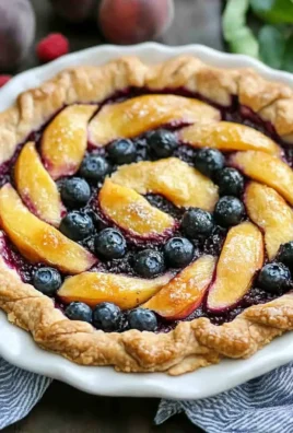 Grilled Berry Peach Pie