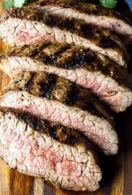 Grilled Mojo-Marinated beef Tenderloin