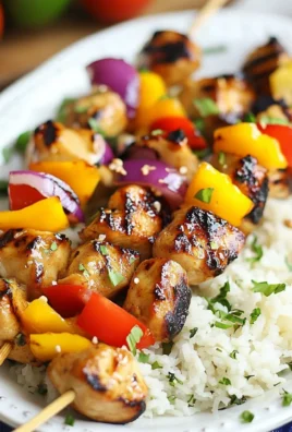Grilled Teriyaki Chicken Kabobs