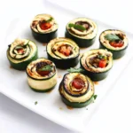Grilled Zucchini Hummus Roll-Ups Recipe