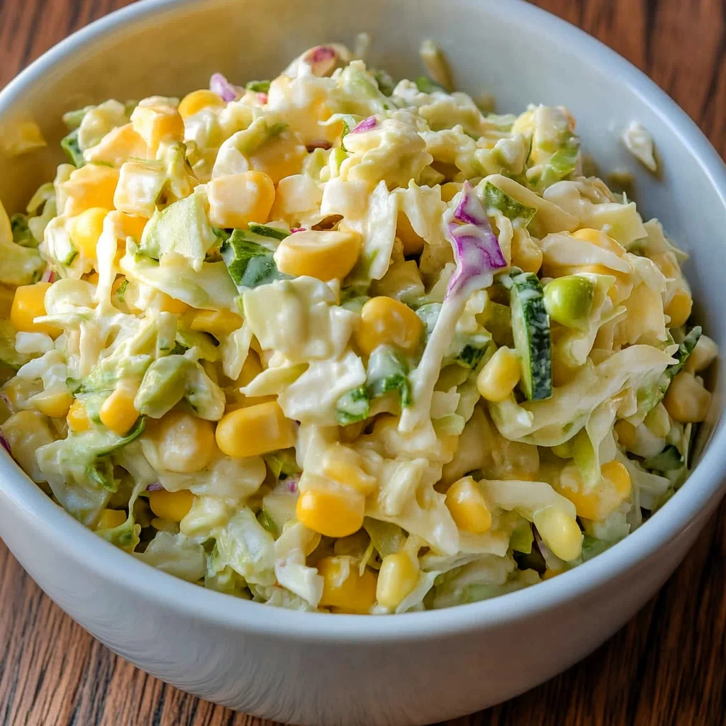 Jalapeno Corn Coleslaw