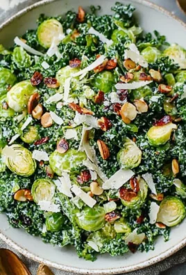 Kale and Brussels Sprout Salad
