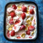 No-Churn Strawberry Cheesecake Ice Cream