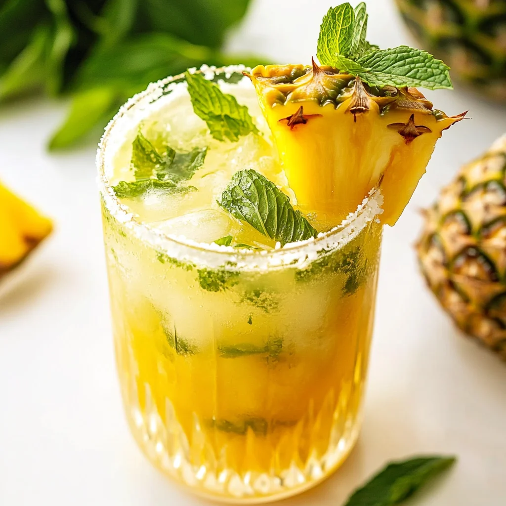 Pineapple Coconut Mojito Recipe