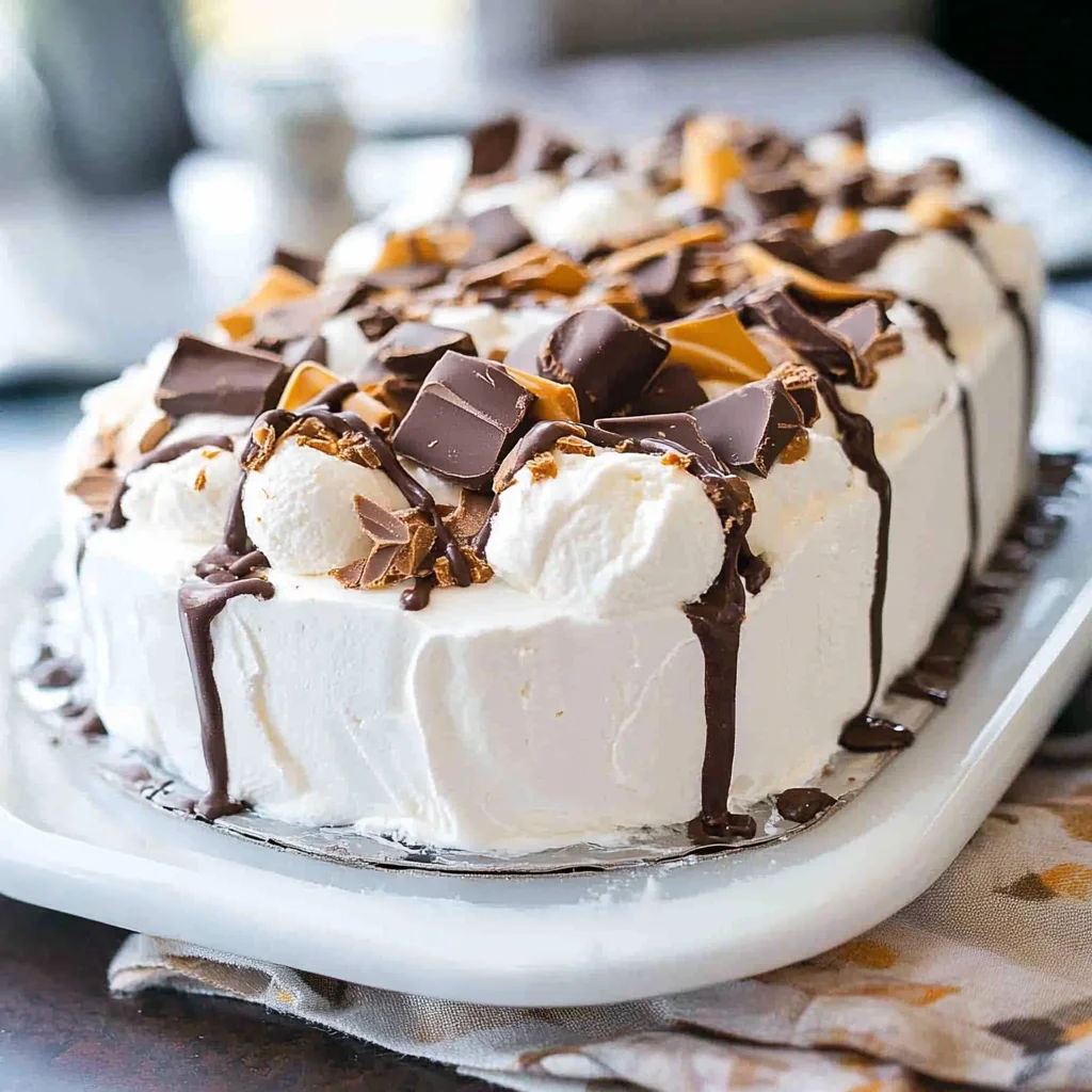Reese's Ice Cream Cake