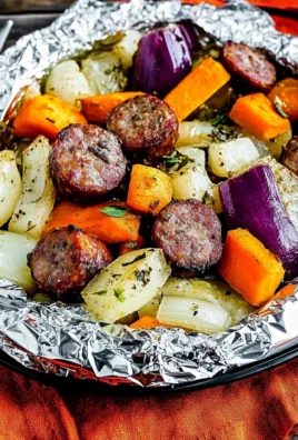 Sausage Foil Packets with Vegetables