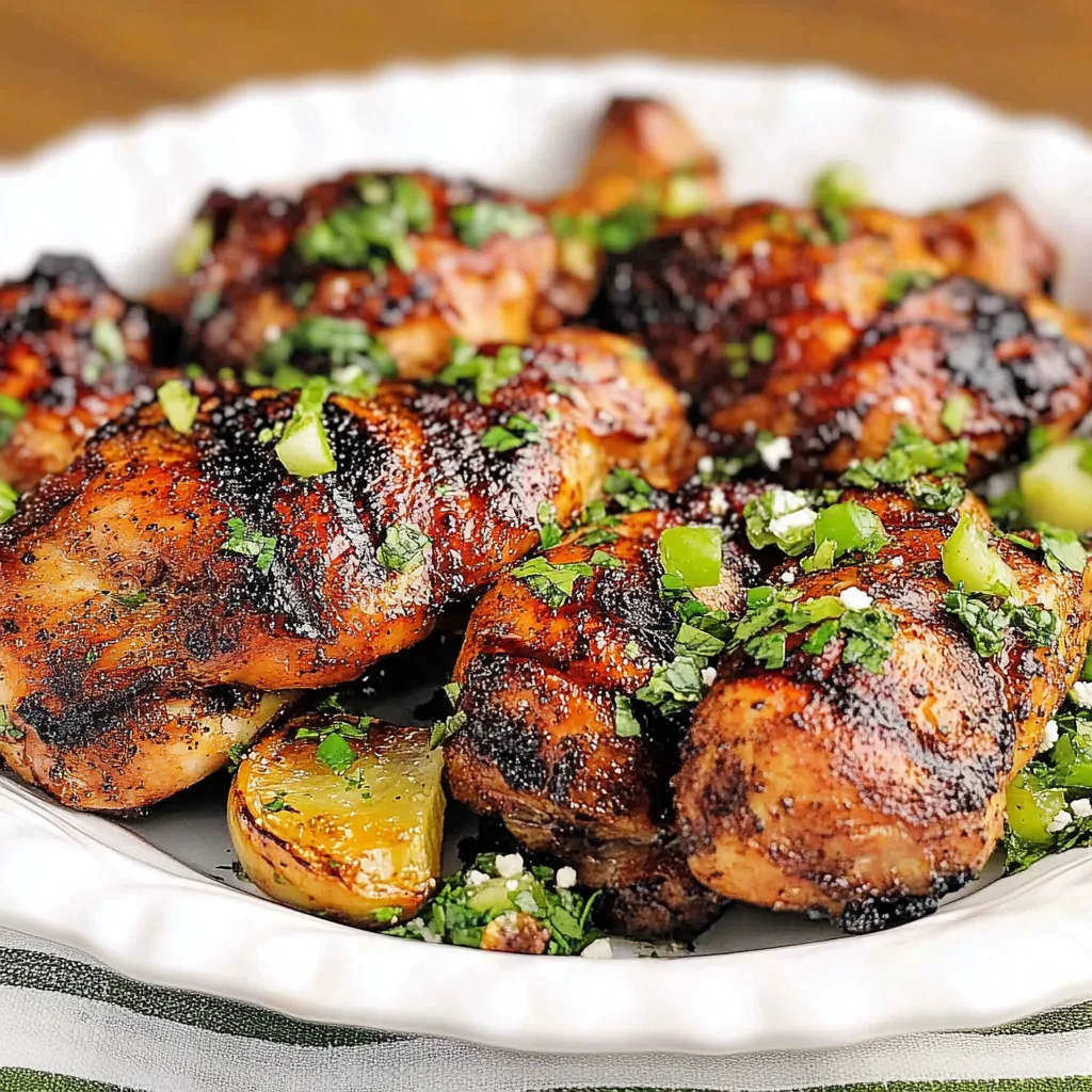 Southwestern Grilled Chicken Recipe with Lime Butter