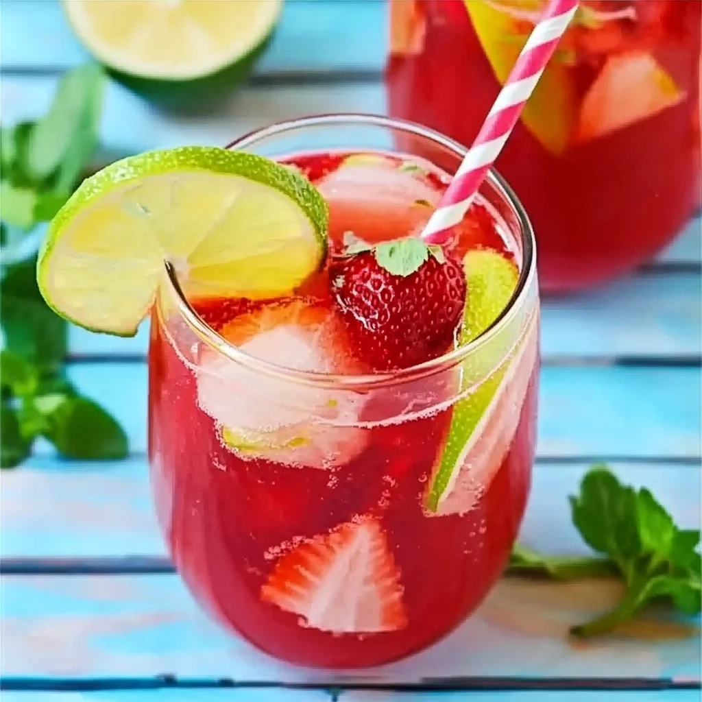 Strawberry Limeade Sangria