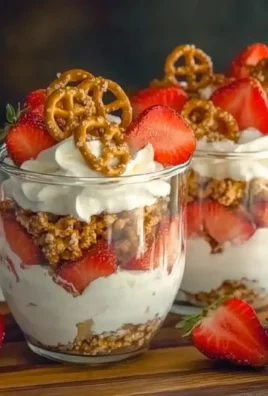 Strawberry Pretzel Salad Parfaits Recipe