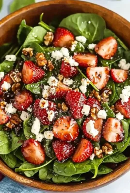 Strawberry Spinach Salad with Strawberry Balsamic