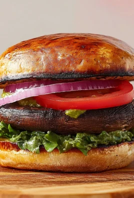 The Best Grilled Portobello Mushroom Burger