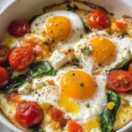 Baked Feta Eggs