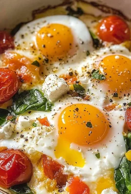 Baked Feta Eggs