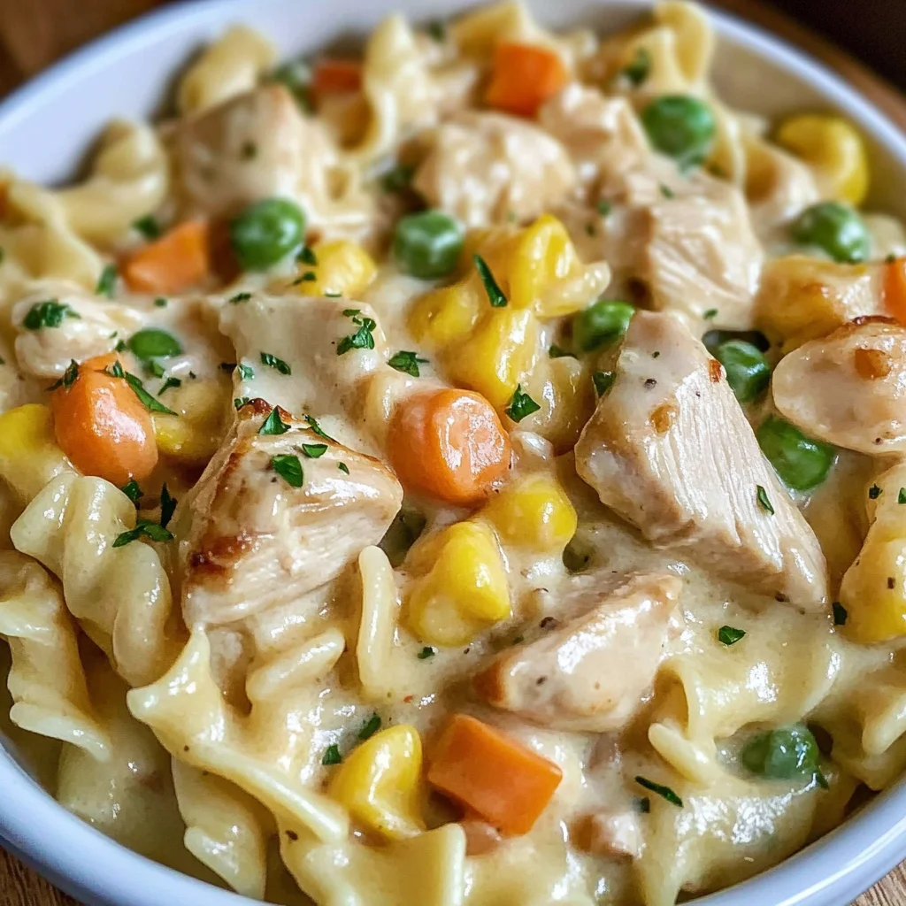 Chicken Pot Pie Pasta Recipe