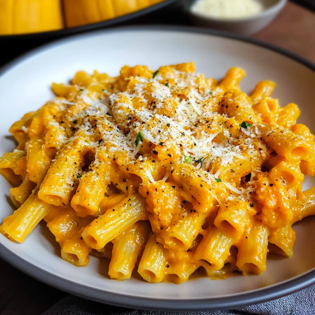 Creamy Parmesan Pumpkin Pasta