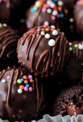 Double Chocolate Brownie Truffles (3 ways!)