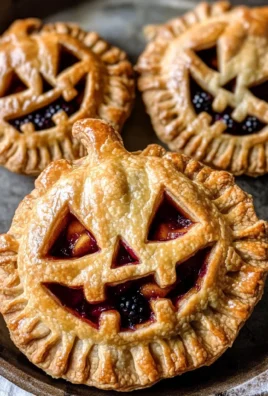 Jack-O-Lantern Hand Pies