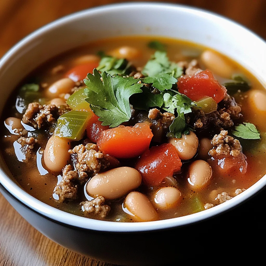 Pinto Beans Green Chile And Beef Soup