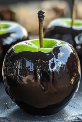Poison Toffee Apples for Halloween