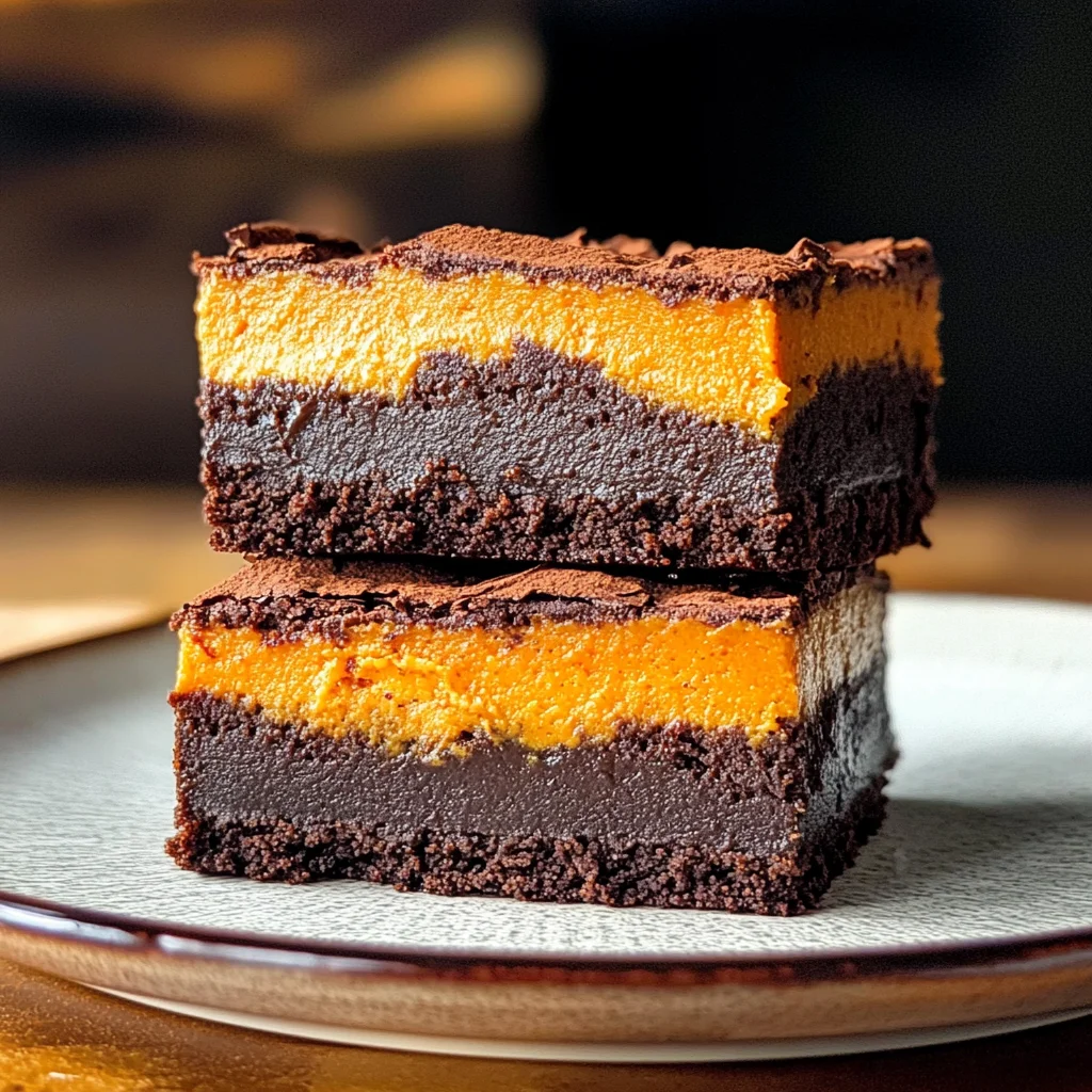 Pumpkin Brownies