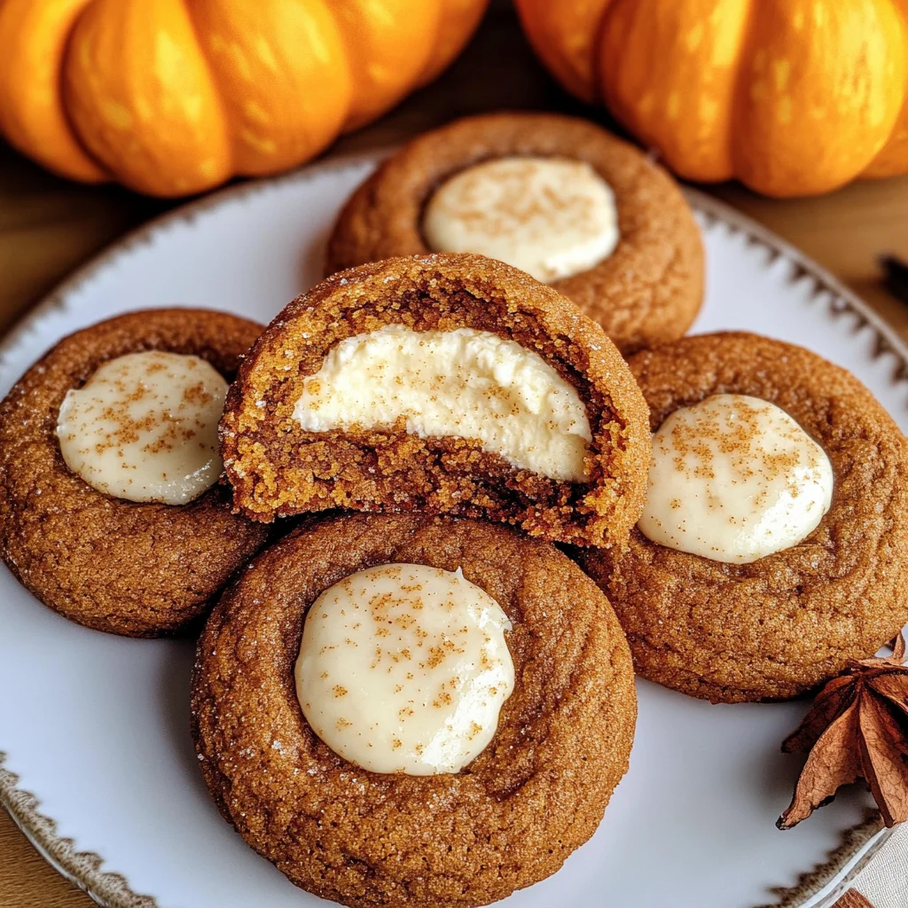 Pumpkin Cheesecake Cookies