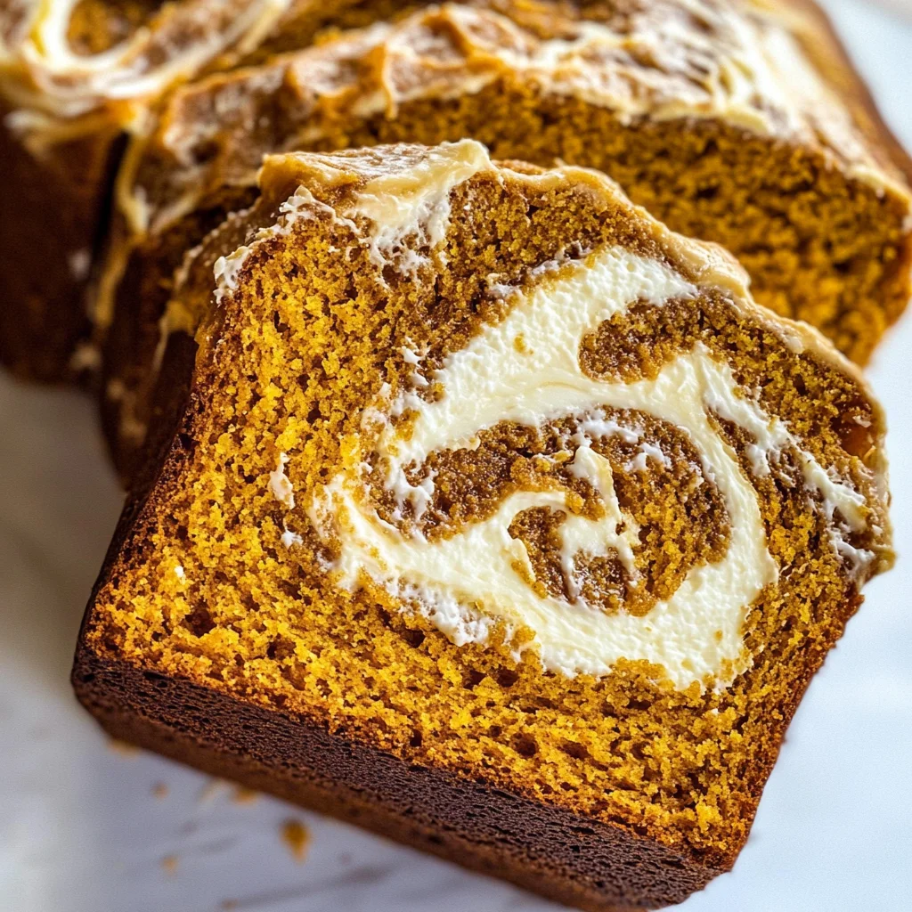 Pumpkin Cream Cheese Bread