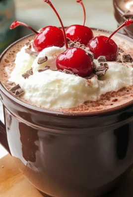 Slow Cooker Chocolate Covered Cherry Hot Chocolate