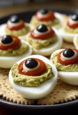 Spooky Deviled Eyeballs