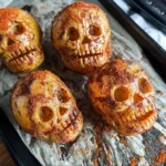Spooky Halloween Skull Potatoes
