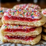 Strawberry Pop Tart Sugar Cookies