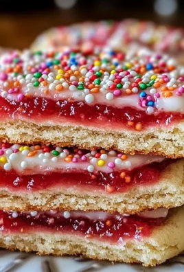 Strawberry Pop Tart Sugar Cookies