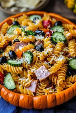 UpChuckin' Pumpkin Loaded Pasta Salad